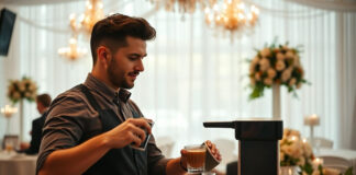 Usługi baristyczne na przyjęciach weselnych: Jak kawa może uczynić Twój dzień wyjątkowym